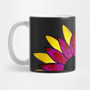 Sunflower half 3 Mug